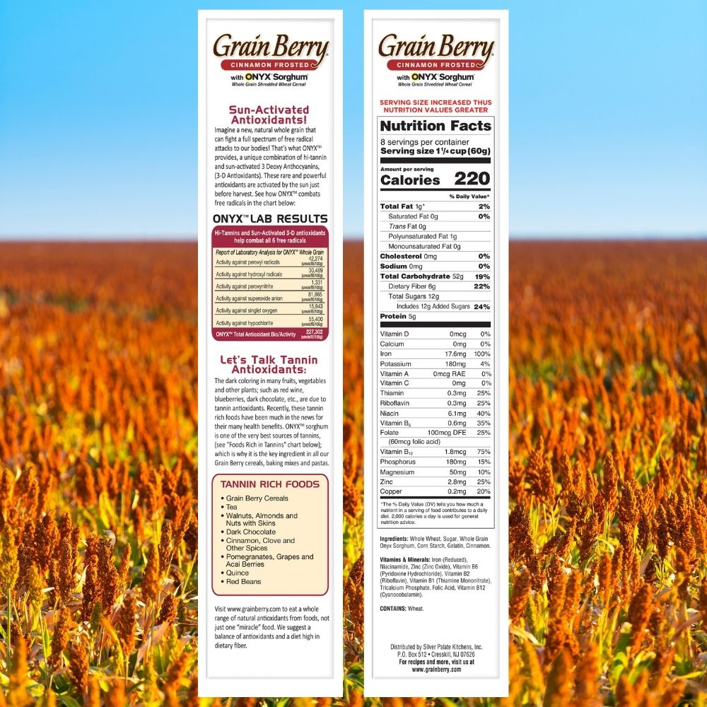 Grain Berry® Cinnamon Frosted Shredded Wheat