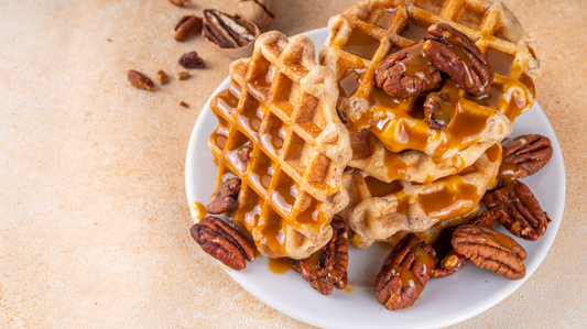 Grain Berry Pecan Waffles