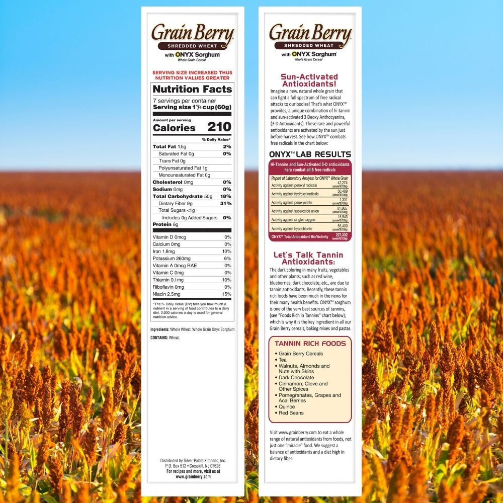 Grain Berry® Shredded Wheat with Onyx Sorghum