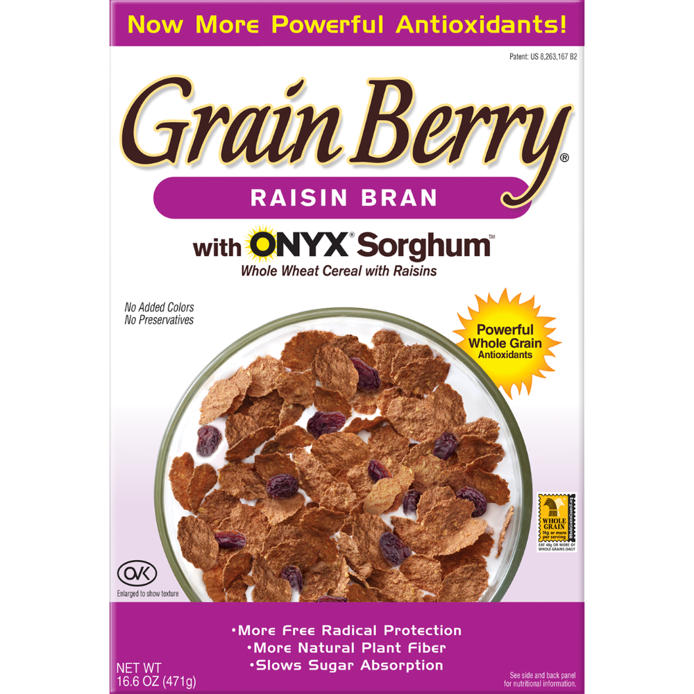 Grain Berry® Raisin Bran with Onyx Sorghum