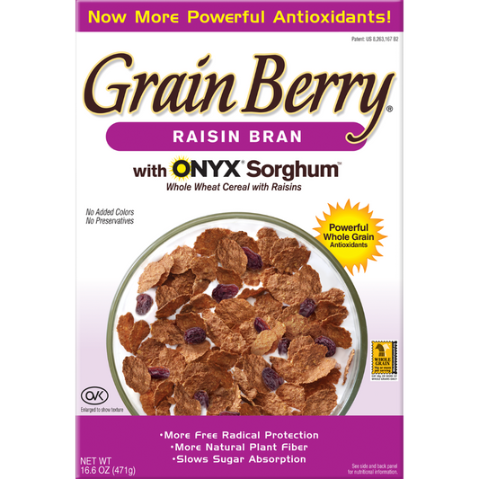 Grain Berry® Raisin Bran with Onyx Sorghum