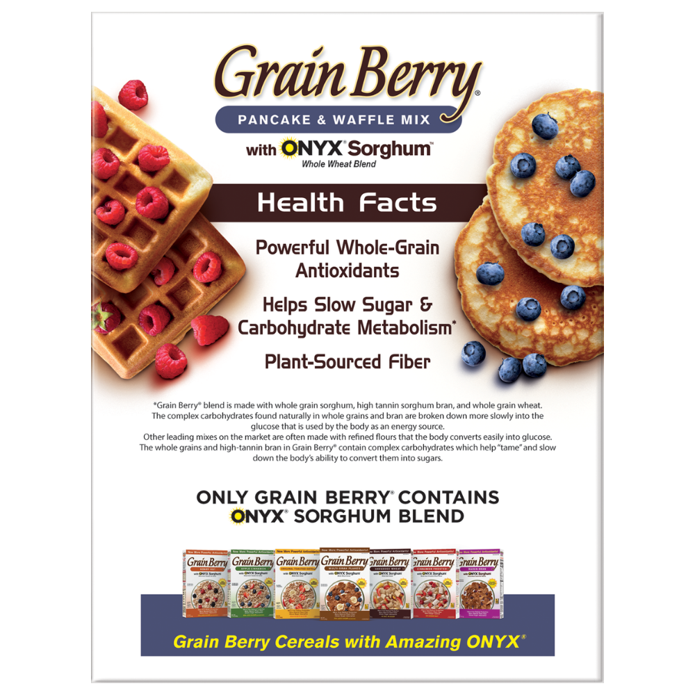 Grain Berry® Pancake & Waffle Mix with Onyx Sorghum