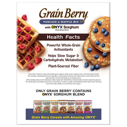 Grain Berry® Pancake & Waffle Mix with Onyx Sorghum
