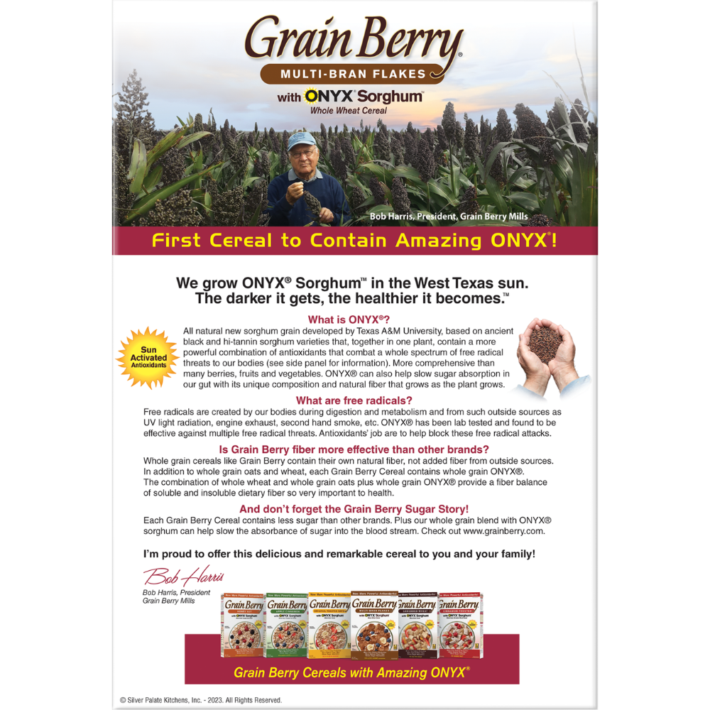 Grain Berry® Multi-Bran Flakes with ONYX Sorghum